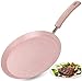 wok Panque de poêle à frire Pan Pan anti-bâton Faites frire d'œufs d'huile de pancake Feuille de poêle à frire libre aluminium Convient au poêle à gaz (Size : 24cm)