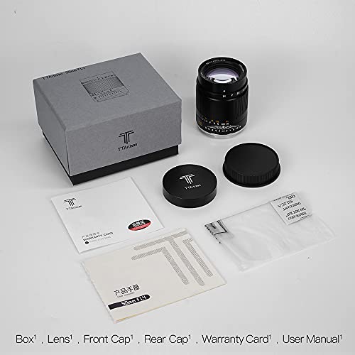 TTArtisan 50mm f/1.4 ASPH Full Frame Lens for Nikon Z, Black - Image 3