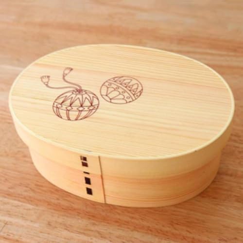 紀州漆器 KISHU 曲げわっぱ 弁当箱 紀州手まり 和柄 伝統工芸[YS117]