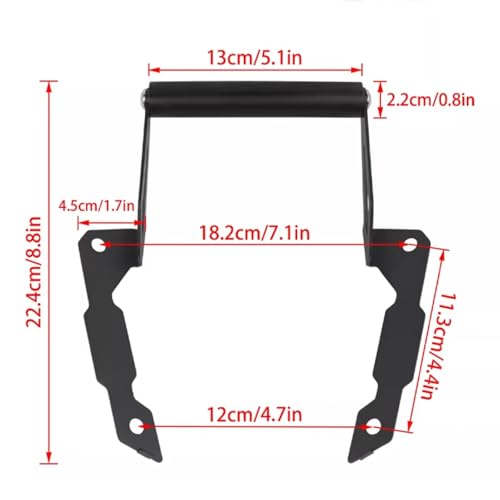 Support de montage GPS moto cockpit XL750 Transalp accessoires