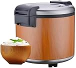Vilom 酵素玄米保温器|発芽酵素玄米・寝かせ玄米専用|大容量・業務用電気保温ジャー|長時間保温でふっくらもちもち食感維持|玄米・白米対応・均一加熱・簡単操作・健康志向の家庭や飲食店に最適 (ナチュラル)