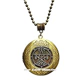 Ni36uo0qitian0ozaap Collar con medallón antiguo de Astaroth Sigil colgante medallón joyería steampunk Mens cadena moda nuevo encanto, TAP108