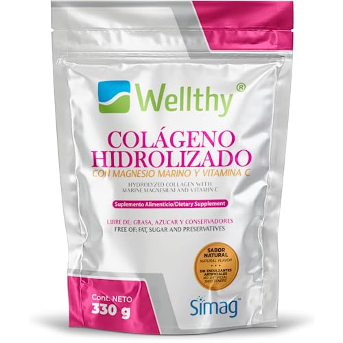 colageno hidrolizado con vitamina c Marca WELLTHY