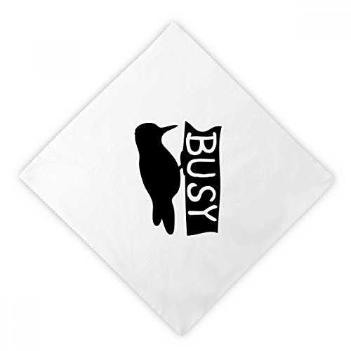 Serviettes pivert tissu réutilisable lavable blanc pour éliminer le jetable à table - 2