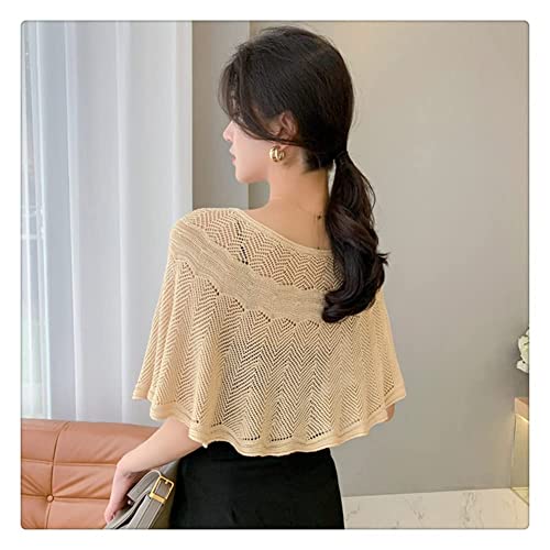 Ice Silk Sun-Proof Shawl - Cute Scarf With Pearl Clips By Knitted Shawl Cool Hood3