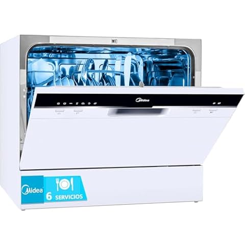 Lave-vaisselle Midea Compact 6 services Cover