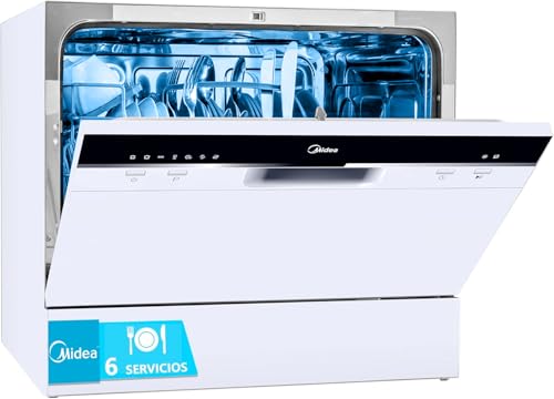 Midea Lavavajillas Pequeño 55 cm para 6 servicios