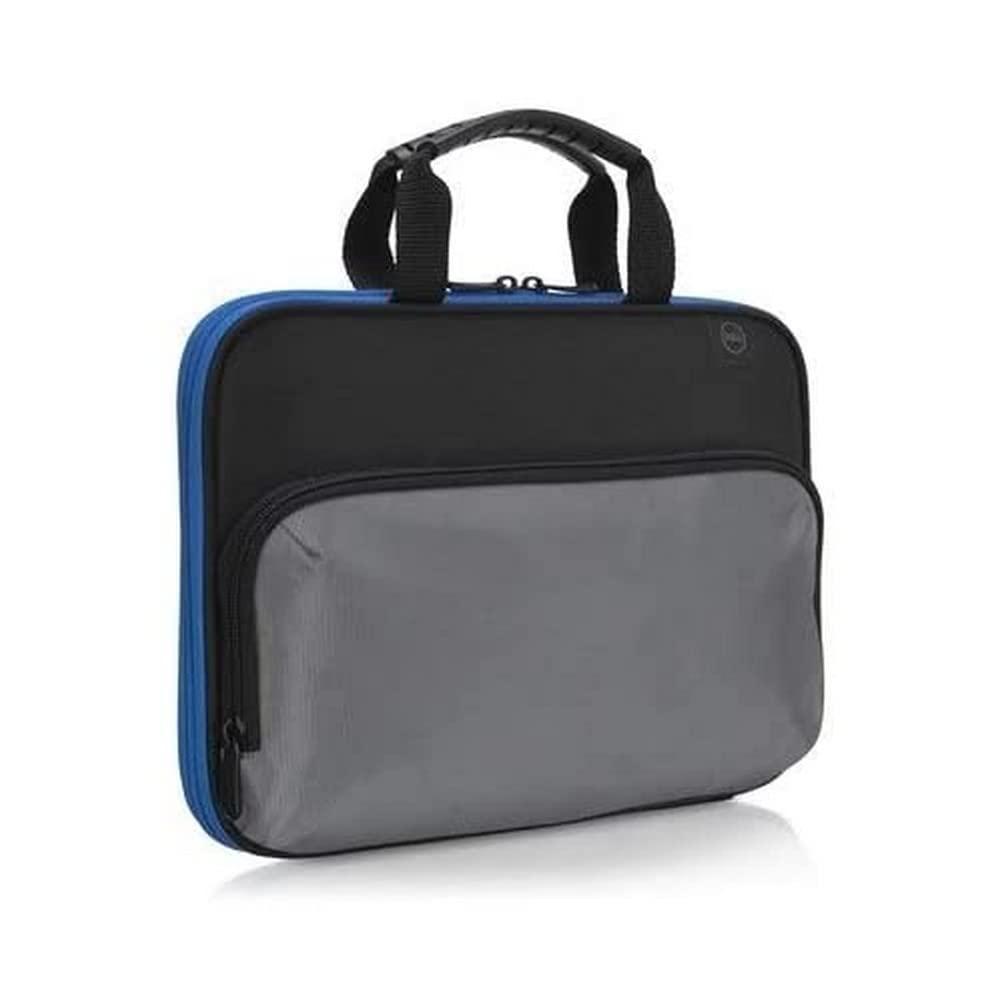 Dell 11" Education Schutzhülle, f. d. Schüler/d. Studenten (bis max. 11 Zoll (27.94 cm), Handgriff, weiches Innenfutter, Nutzung des Notebooks möglich o. es aus der Hülle zu nehmen)Schwarz/Grau/Blau
