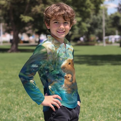 Shirts for Boys Long Sleeve Shirt Graphic Novelty Tops Kids 3-16 Years Old Activewear4