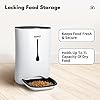 WOPET-Automatic-Pet-Feeder-Food-Dispenser-for-Cats-and-DogsFeatures-Distribution-Alarms-Portion-Control-Voice-Recorder-Programmable-Timer-for-up-to-4-Meals-per-Day Automatic Food Dispenser for Dogs