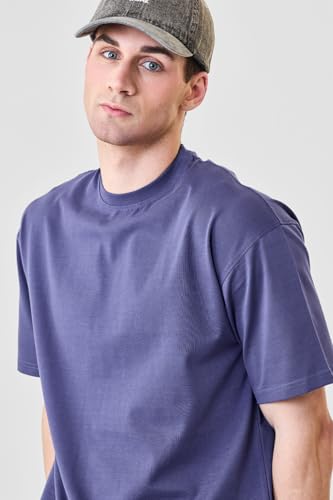 Image of SNITCH Men Polo Plus Size T-Shirt | Knitted Solid Polo with Contrast Tipped Collar & Logo Embroidery | 100% Cotton Breathable Lightweight Smart Casual Wear