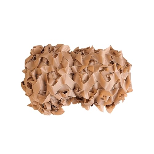 Malla de Camuflaje Reforzada, Red de Sombra de Arena, Red de Camuflaje de Caza, Vela de Sombra Anti-Ultravioleta/Anti-Edad, para Camping, Decoración, Cubierta De Coche(8.5×9.5 (m) / 27.9×31.2 ft)