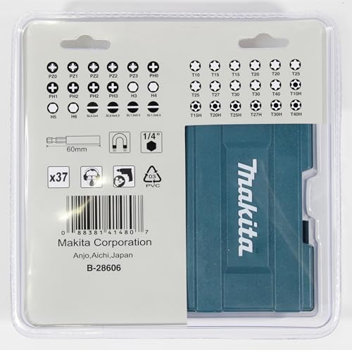 Makita B-28606 Bit-Set 37-teilig