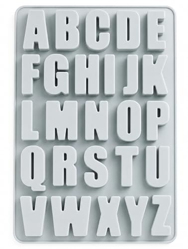 YXHZVON Buchstaben Silikonform Alphabet Groß Backform Buchstaben
