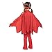 Disguise PJ Masks Owlette Costume, Deluxe Kids Light Up Jumpsuit Outfit and Character Mask, Toddler Size Large (4-6x)