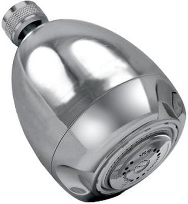 Earth Massage Showerhead Flow Rate: 2 GPM, Finish: Chrome