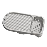 BESPORTBLE Verdicktes Waschbrett aus Robustem PP Handliches Wäschewaschbrett mit Seifenhalter Kompakt und Rutschfest für Handwäsche zu Hause und Reise