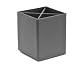 Bigso Penny Pencil Cup with 4-Dividers, Dark Gray