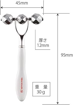 新品未使用　テラローラー　MOET パールホワイト テラローラー ミュー テラタイトローラー 美顔ローラー パール