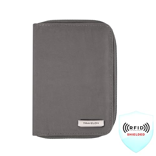 Image of Travelon RFID Blocking Passport Zip Wallet