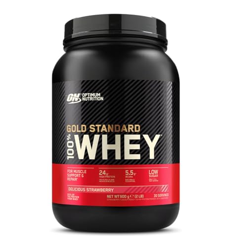 Price comparison product image Optimum Nutrition 100 Percent Whey Gold Standard Sports Supplements,  907 g