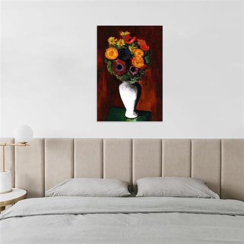 Tableaux Décoratifs Muraux 60x90cm sans Cadre - Solution Murs Vides Salon Fleurs