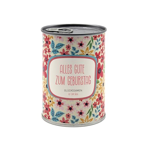 Geschenk-Anzuchtset mit personalisierter Nachricht - Geburtstagsgeschenk für Damen Herren, originelles Geschenk für Freunde Familie, für Feiern - Einfach zu verwenden - Blumen (Geburtstag)