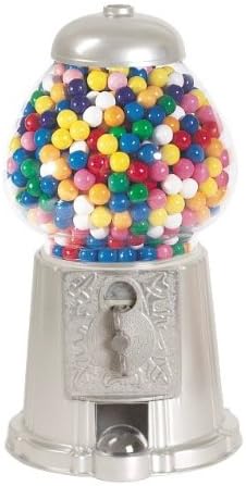 AGM11 Silver 15 in. Old Fashion Gumball Machine