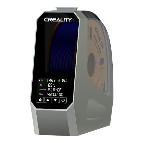 Creality Space PI Filament-Trocknerbox Upgraded Edition Original Creality Zubehör mit 360 Vollständiger Heizung & Ventilator Echtzeit-Luftfeuchtigkeitsanzeige für 1.75/2.85mm Filament