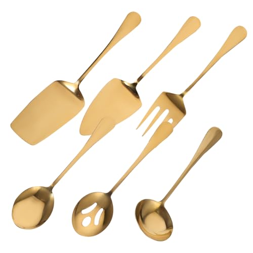 CLISPEED 1juego Cubertería De Acero Inoxidable Utensilios De Comedor Ergonométricos Para Uso Diario Picnics y Eventos Formales