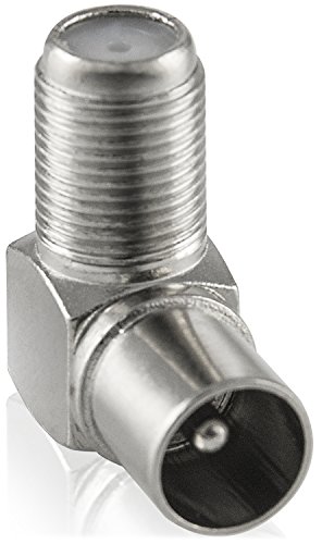 POPPSTAR - 2x SAT Angle Adapter (Antenna Angle Adapter 90 degrees angled, Coax F female to IEC antenna connector) - Image 2