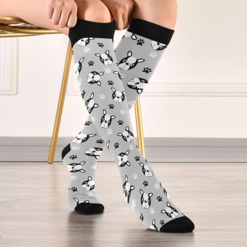 Image of Fisyme Socks for Women Men Warm Comfort Athletic Crew Running Hiking Cycling Compression Socks