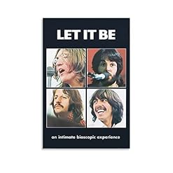 JABURU Beatles Art Poster décoratif sur toile pour chambre à coucher 40 x 60 cm - Les Beatles, Paul McCartney, John Lennon, RIngo Starr, George Harrison