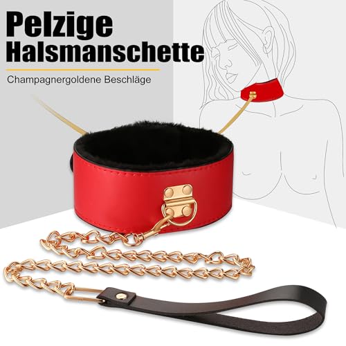 Bondage BDSM Set Sex toys Fesseln 15pcs sex toyset mit Handschellen Fußfesse Sex spielzeug für Männer Frauen und Paare