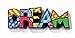 Romero Britto Mini/Miniature "DREAM" Word Art