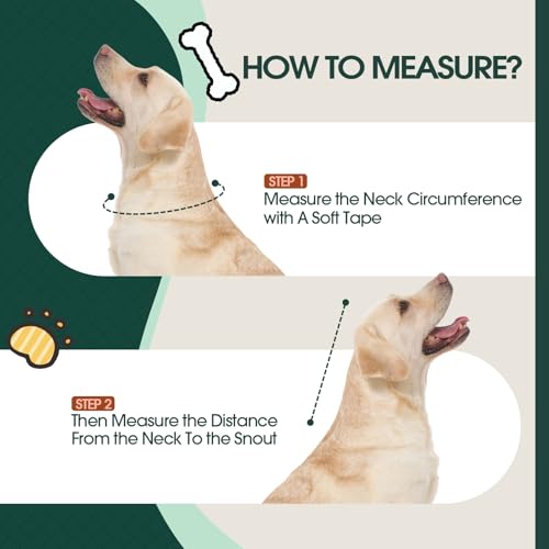 Image of Kuoser Dog Cone Collar After Surgery, Soft Cone for Dogs to Stop Licking, L | Breathable Dog Recovery Collar Comfortable Elizabethan Collars, Adjustable Protective Pet Cones for Small Medium Large Dogs