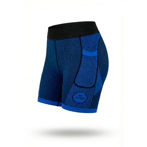 Mallas Compresión Hombre Running Trail – Bolsillos Laterales, Tejido Termorregulador Soft-Air, Costuras Planas Antirrozaduras