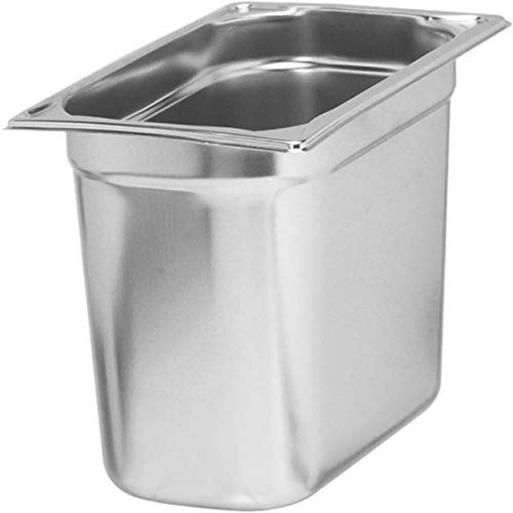 GN 1/4 Container, Stainless Steel Gastronorm Container, Dimensions 265 x 160 mm/Height 155 mm/Volume 4.0 litres
