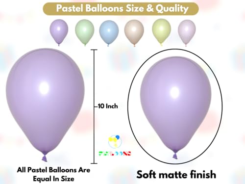 Image of Flyloons Happy Birthday Decoration Kit Pink Purple White for Baby Boys Girls Kids Twins Men Women With 20 Pcs Pastel Balloons Birthday Banner 2 Pcs Star Items Set