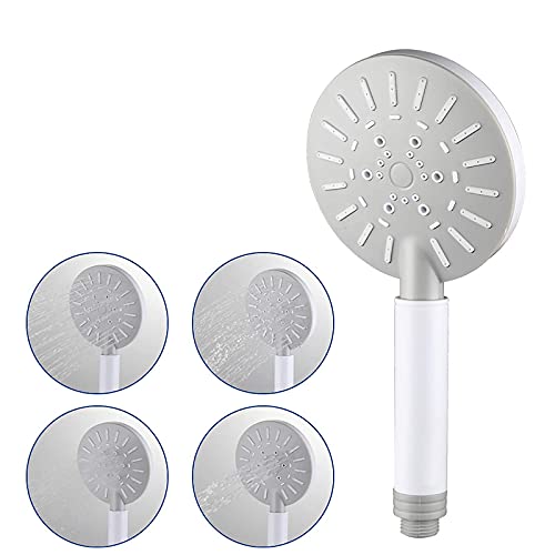 Cabezal de Ducha Portátil LaseVe ABS Blanco y Gris miniatura 2