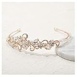 ❀ Material: Strasssteine, Perlen, Blumen, Kupferdraht; Größe: Ornament 15 x 2 Zoll (feste Form).