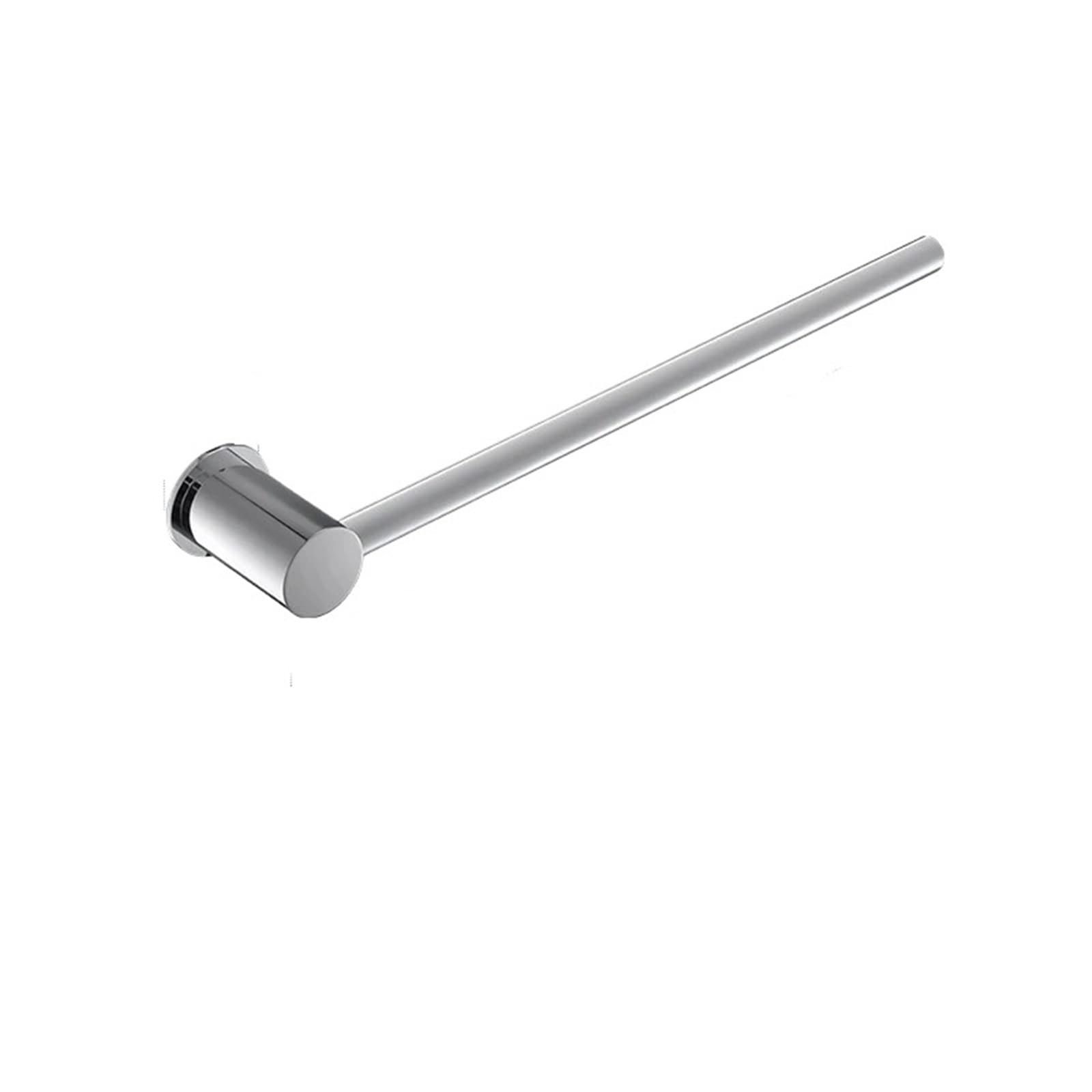 Towel Rod Brass Wall Mounted Bath Storage Organizer Bathroom Hanger Rack Accessories for Bathroom(Chrome 40cm)