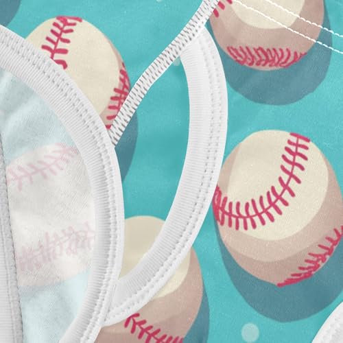 KLL Baseball Pattern Toddler Boys' Soft Boxer Briefs Cute Undies 5