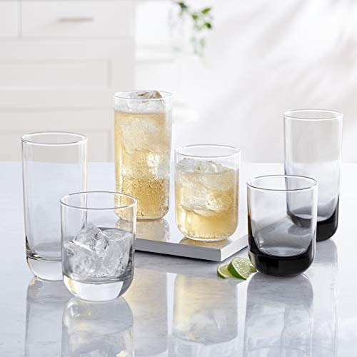 Libbey Polaris 16-Piece Tumbler And Rocks Glass Set #TOP3
