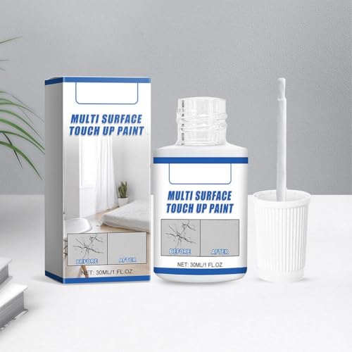 White Touch Up Paint,White Paint for Wall,Multi Surface Touch Up Paint Pen,White Wall Paint,Scratch Repair for Wall, Door, Cabinets, Wood, Furniture