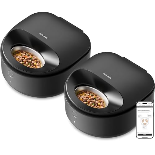 PETLIBRO Automatic Cat Feeder with Stainless Steel Bowls