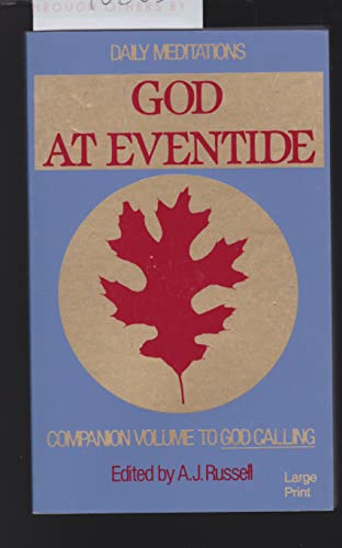 God at Eventide [Large Print] 0802725228 Book Cover