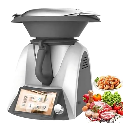 Smart Food Processor - Máquina automática de freír con soporte multilingüe, pantalla de 7 pulgadas, olla antiadherente para cocinar y estofar