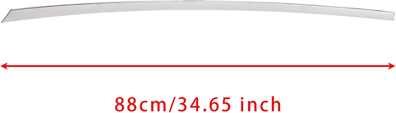 Areyourshop Left Right Side Upper Rear Door Panel Trim Molding Chrome 838602T000 838502T000 for Kia Optima 2011-2015