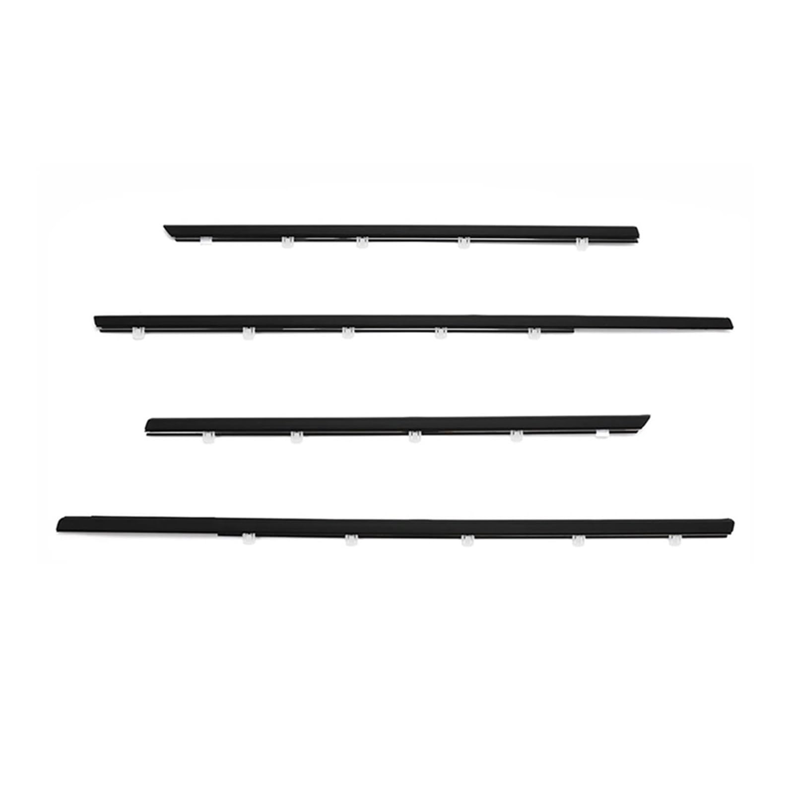 Watjcse 2012-2015 Car Window Weatherstrip Silver Side Door Glass Window Sealing Strip Compatible With Honda Civic 2006-2019 Weather Strip Moulding Trim Rubber(2012-2015)